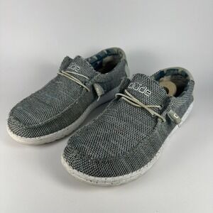 Hey Dude Wally Sox Ice Grey Mens 12